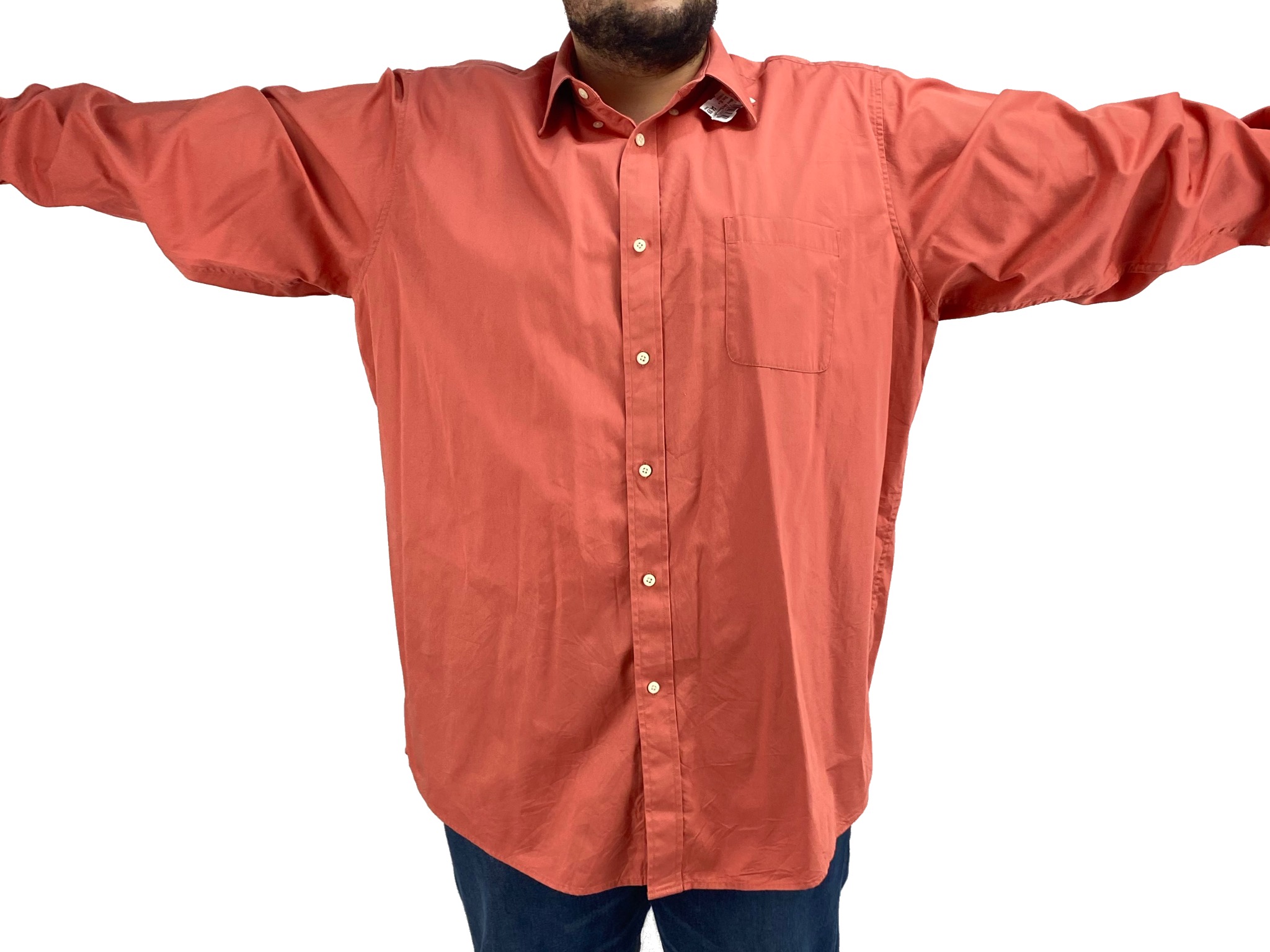 camisa color zapote para hombre